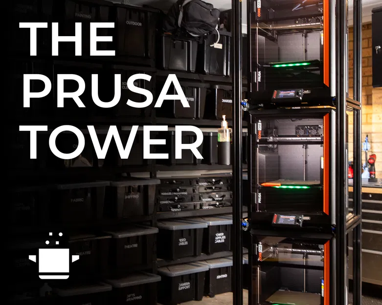 Prusa Tower - Giá đỡ xếp chồng cho 3 máy in - Image 1