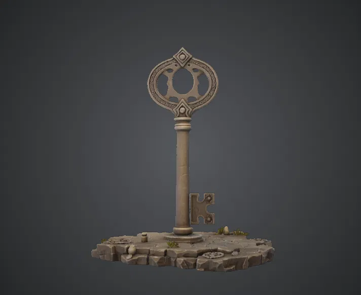 Tượng Đài Cổ Vật Chìa Khóa – Di Vật Chìa Khóa Xương Khổng Lồ Huyền Bí - Image 3