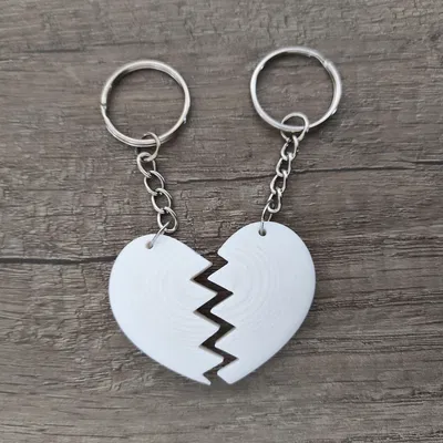 Mẫu mặt dây chuyền trái tim đôi in 3D siêu ý nghĩa