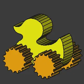 Mô hình chú vịt con 3D - Con lăn tạo hình cho bé sáng tạo