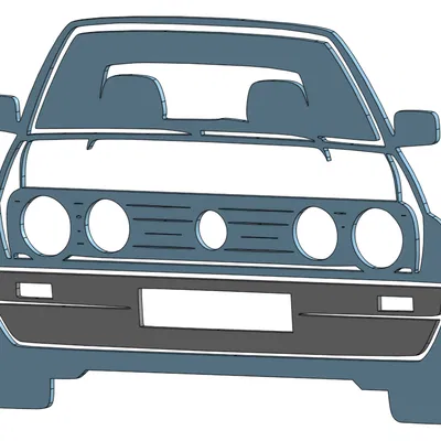 Mô hình trang trí xe hơi (Car Silhouette) độc đáo cho bàn làm việc