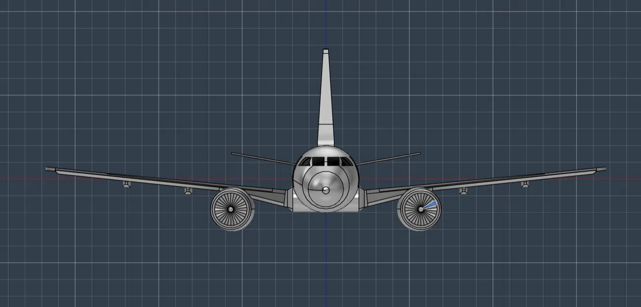 Mô hình máy bay Airbus A320 CEO (Current Engine Option) in 3D - Image 2