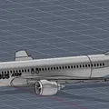 Mô hình máy bay Airbus A320 CEO (Current Engine Option) in 3D - Thumbnail 3