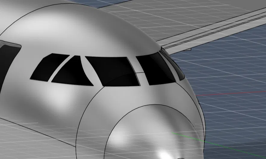 Mô hình máy bay Airbus A320 CEO (Current Engine Option) in 3D - Image 4