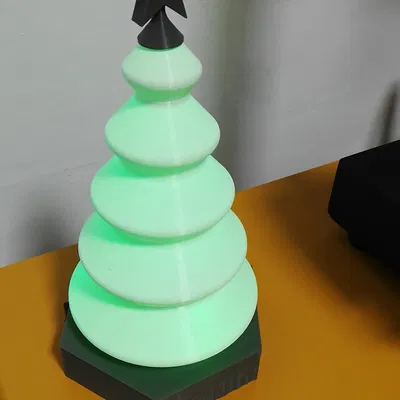 Đèn Cây Thông Noel Tối Giản - Trang Trí Lễ Hội DIY