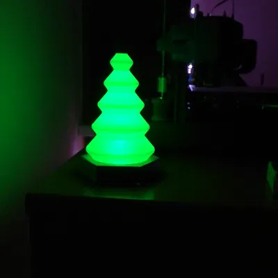 Đèn Cây Thông Noel Tối Giản - Trang Trí Lễ Hội DIY