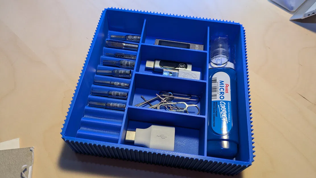 Khay đựng đồ Parametric Gridfinity - OpenSCAD - Image 1