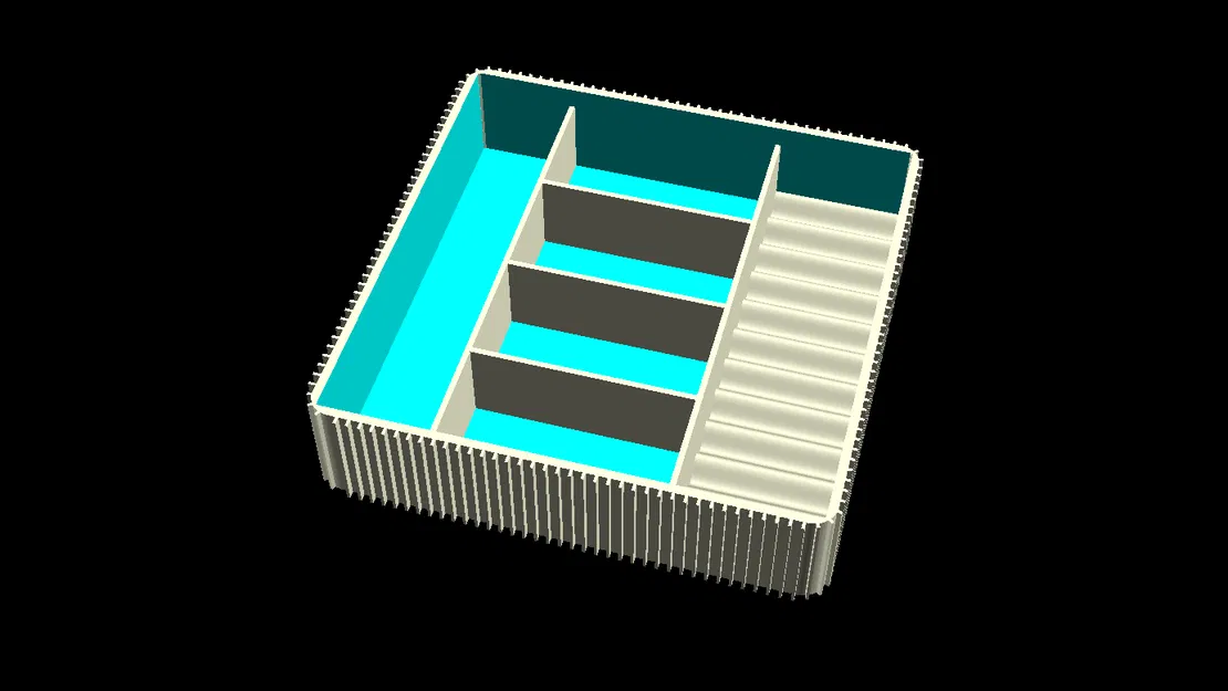 Khay đựng đồ Parametric Gridfinity - OpenSCAD - Image 2