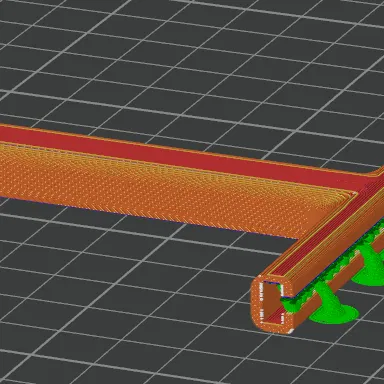 Cây gạt nước cầm tay cho gương chiếu hậu (Tái chế từ lưỡi gạt cũ)