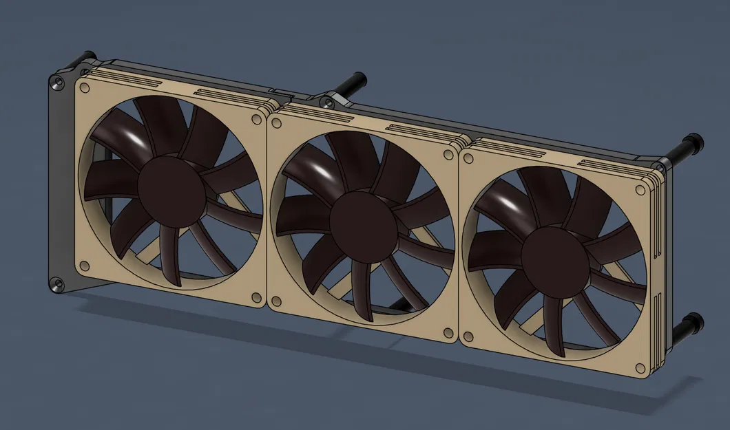 Giá đỡ quạt 92mm cho RTX 5060 Ti 16GB (dùng dây rút hoặc bắt ốc cứng) - Image 2