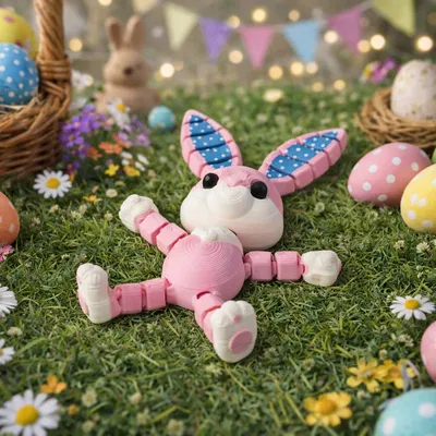 Thỏ Phục Sinh Flexi (Flexi Easter Bunny) - Đồ chơi khớp nối linh hoạt