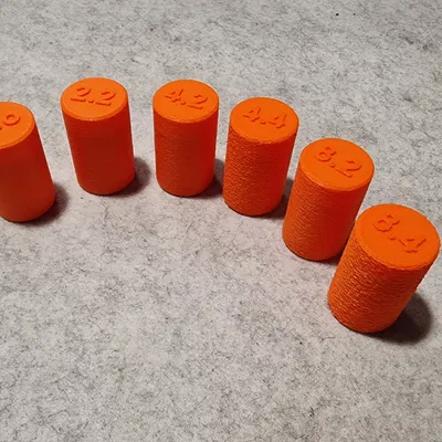 Bộ Mẫu Thử So Sánh Kết Cấu Fuzzy Skin