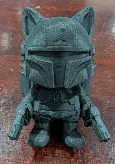 Mô hình 3D Bounty Wolf 70mm - Figure thợ săn tiền thưởng phong cách - Image 1