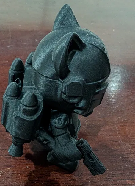 Mô hình 3D Bounty Wolf 70mm - Figure thợ săn tiền thưởng phong cách - Image 2