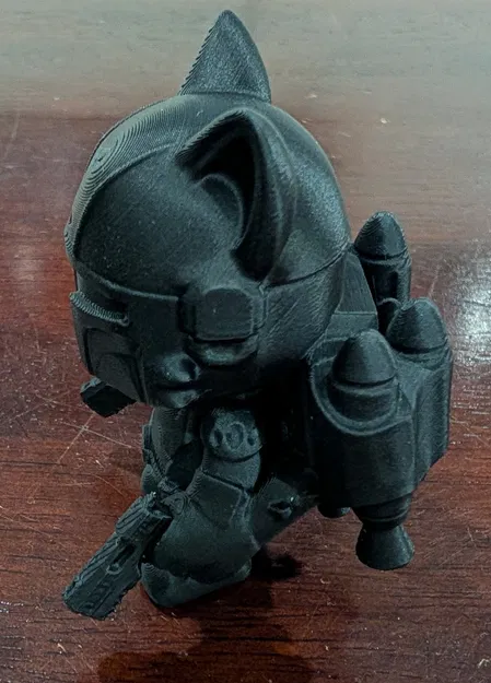 Mô hình 3D Bounty Wolf 70mm - Figure thợ săn tiền thưởng phong cách - Image 3