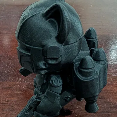 Mô hình 3D Bounty Wolf 70mm - Figure thợ săn tiền thưởng phong cách