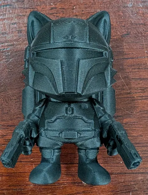 Mô hình 3D Bounty Wolf 70mm - Figure thợ săn tiền thưởng phong cách - Image 4