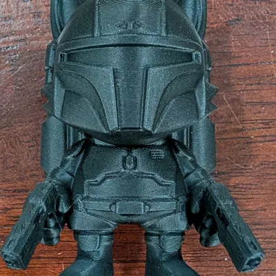 Mô hình 3D Bounty Wolf 70mm - Figure thợ săn tiền thưởng phong cách