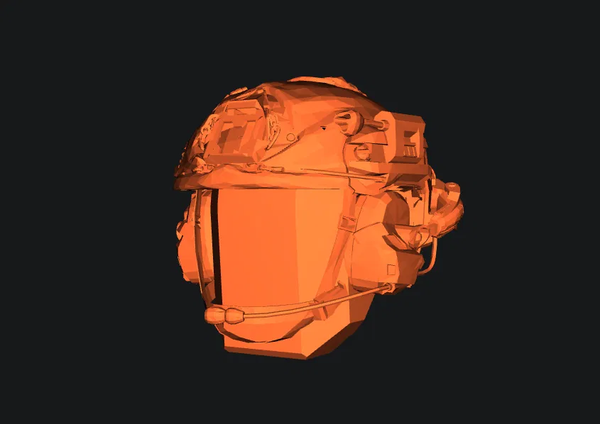 Mũ bảo hiểm Fast Helmet cho mô hình Dummy 13 v2 cực chất - Image 2