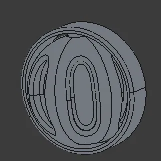 Mô hình đồ chơi xoay Spinning Fidget Toy in 3D giải trí