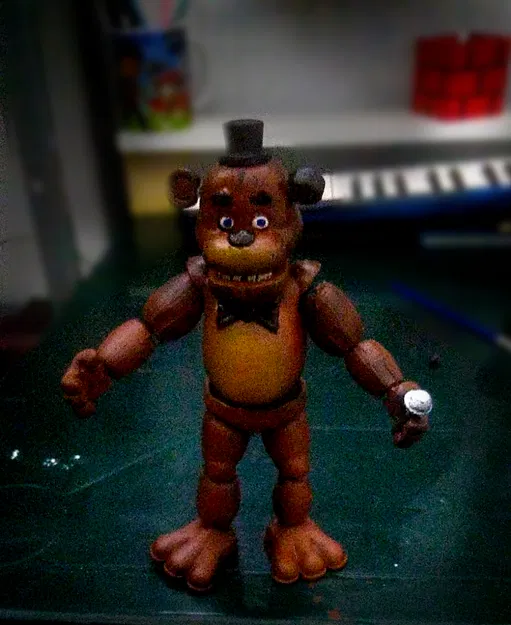 Mô hình Freddy FazBear FNAF khớp nối linh hoạt cho máy in 3D - Image 1