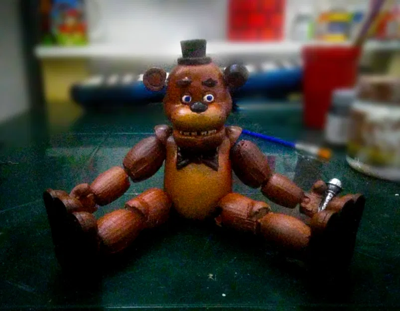 Mô hình Freddy FazBear FNAF khớp nối linh hoạt cho máy in 3D - Image 2