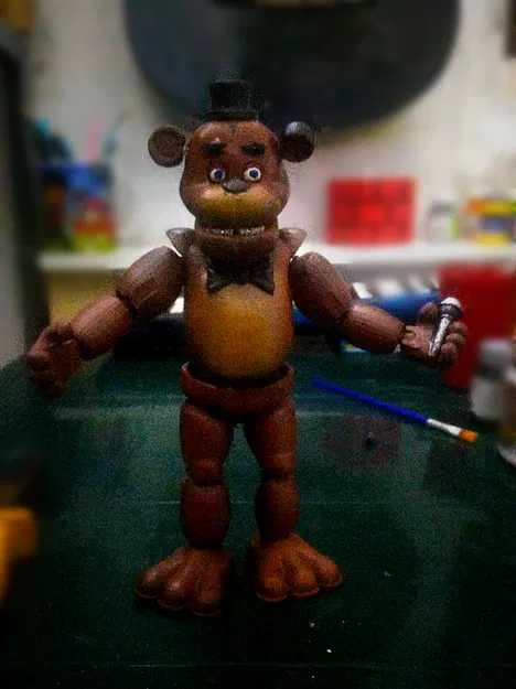 Mô hình Freddy FazBear FNAF khớp nối linh hoạt cho máy in 3D - Image 5