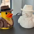 Mô hình chú vịt Indiana Jones (Indiana Jones Duck) in 3D độc đáo - Thumbnail 1