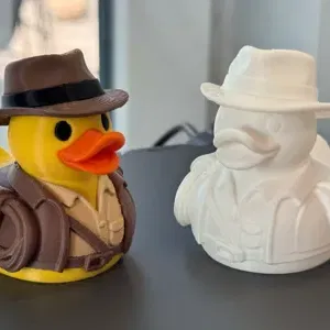 Mô hình chú vịt Indiana Jones (Indiana Jones Duck) in 3D độc đáo