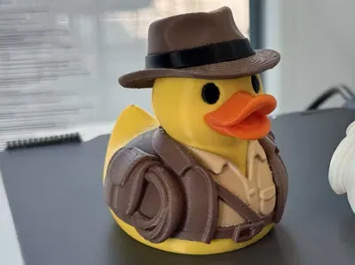 Mô hình chú vịt Indiana Jones (Indiana Jones Duck) in 3D độc đáo - Image 3