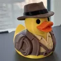 Mô hình chú vịt Indiana Jones (Indiana Jones Duck) in 3D độc đáo - Thumbnail 3