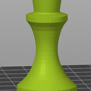 Mô hình quân Vua trong bộ cờ vua cổ điển