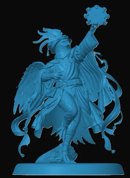 Mô hình 3D Aarakocra Bard – Nghệ sĩ chim độc đáo cho trò chơi RPG - Image 1