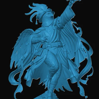 Mô hình 3D Aarakocra Bard – Nghệ sĩ chim độc đáo cho trò chơi RPG