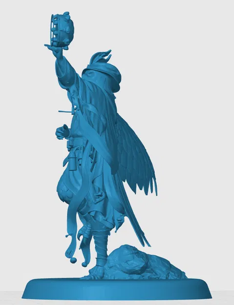 Mô hình 3D Aarakocra Bard – Nghệ sĩ chim độc đáo cho trò chơi RPG - Image 2