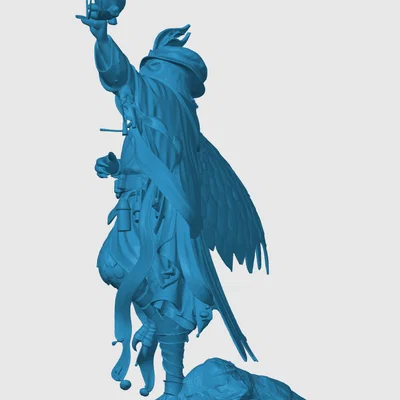 Mô hình 3D Aarakocra Bard – Nghệ sĩ chim độc đáo cho trò chơi RPG
