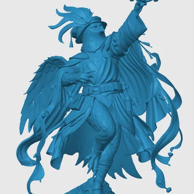 Mô hình 3D Aarakocra Bard – Nghệ sĩ chim độc đáo cho trò chơi RPG