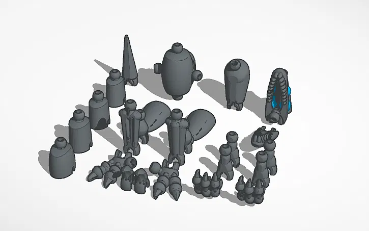 Mô hình lắp ráp Sentinel linh hoạt trong Murder Drones (STL file) - Image 1