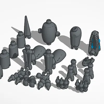 Mô hình lắp ráp Sentinel linh hoạt trong Murder Drones (STL file)