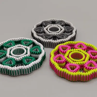 Fidget Spinner Bánh Răng Hành Tinh Hình Học