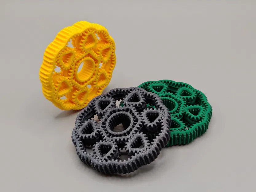 Fidget Spinner Bánh Răng Hành Tinh Hình Học - Image 6