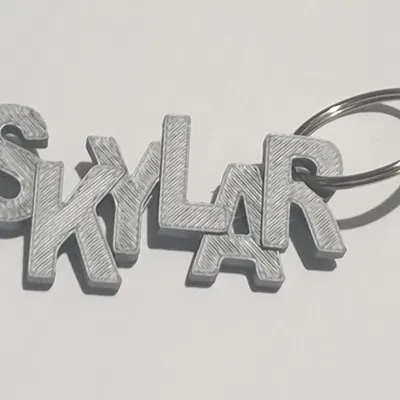 Móc khóa tên Skylar - Mẫu in 3D cá nhân hóa độc đáo