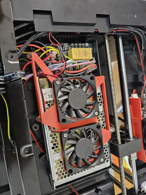 Ngàm gắn quạt tản nhiệt êm ái cho bộ nguồn máy in Snapmaker U1 - Image 1