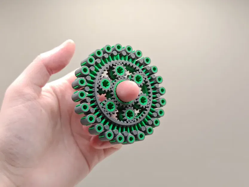 Con quay Fidget Spinner bánh răng hành tinh thiết kế cơ khí độc đáo - Image 3