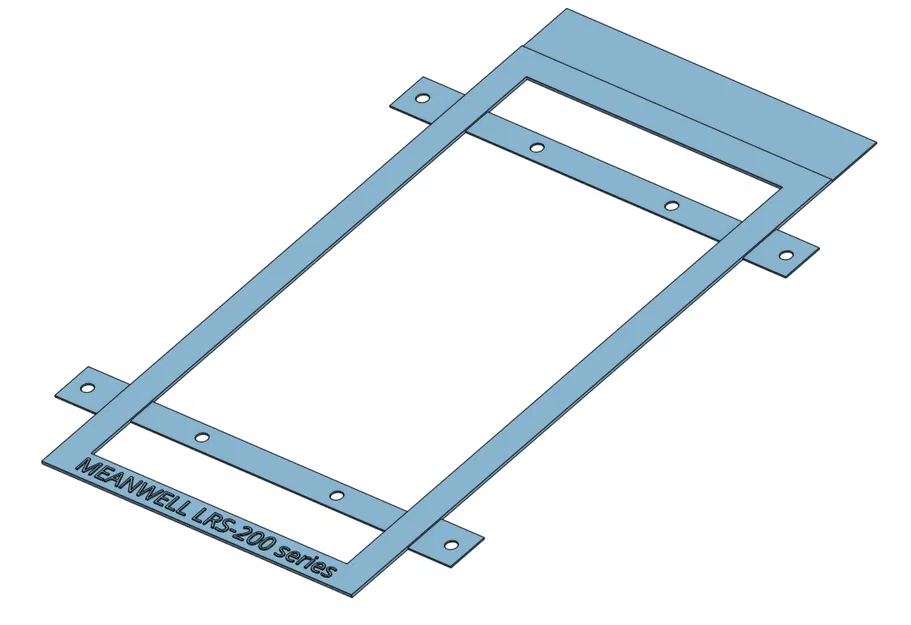 Khuôn lấy dấu khoan lỗ cho nguồn MEANWELL LRS-200 - Image 1