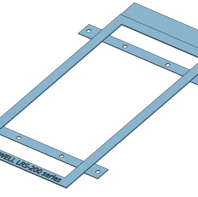 Khuôn lấy dấu khoan lỗ cho nguồn MEANWELL LRS-200