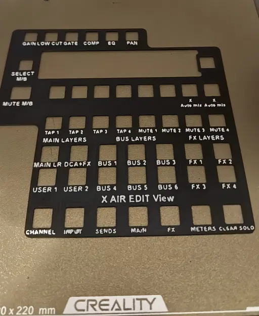 X-Touch XR18 / MR18 - Miếng che phủ OSIMIDI Stage - Image 1