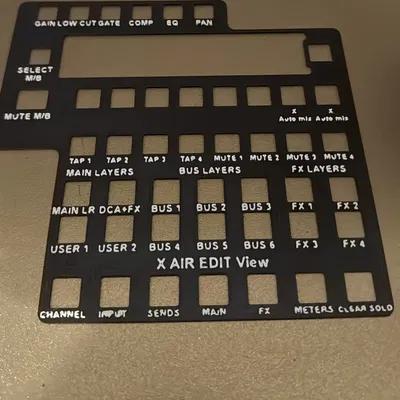 X-Touch XR18 / MR18 - Miếng che phủ OSIMIDI Stage