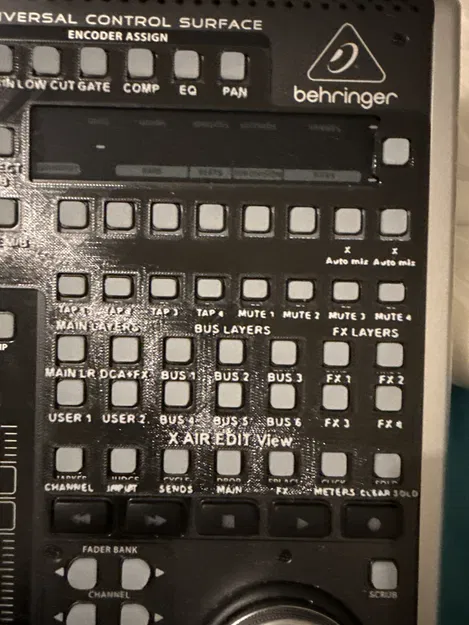 X-Touch XR18 / MR18 - Miếng che phủ OSIMIDI Stage - Image 2