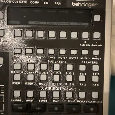 X-Touch XR18 / MR18 - Miếng che phủ OSIMIDI Stage